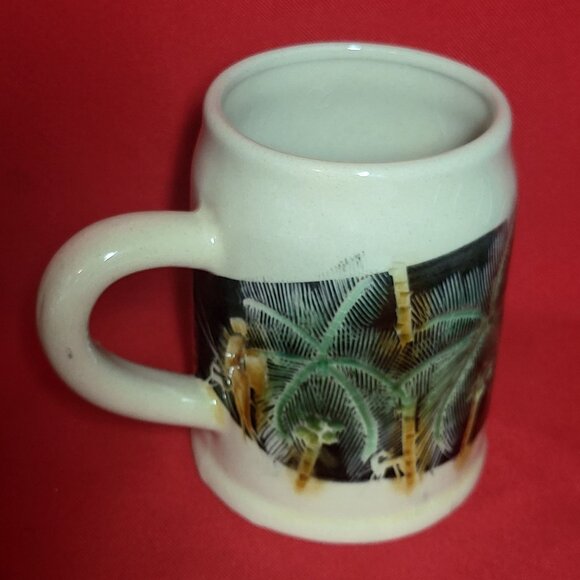 Vintage Sarawak Mug Coffee Cup Palm Trees - Picture 6 of 12